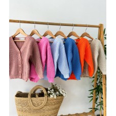 unisex krem örgü hırka